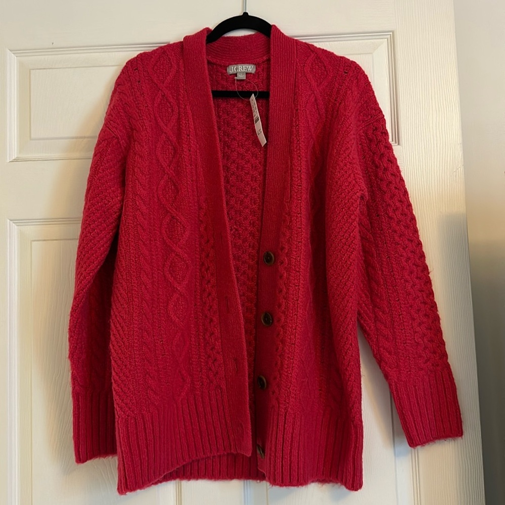 Jcrew sweater cardigan nwt